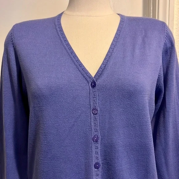 Cardigans~2~Periwinkle & Black / Kerri n Kelsey - Picture 11 of 12
